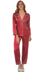 Pierre Cardin 1200 Kadın Saten Pİjama Takım