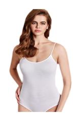 SİYAH BEYAZ TEN İP ASKI BODY
