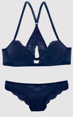Pierre Cardin 4685 PushUp Önden Açılabilir Sütyen Külot Takım