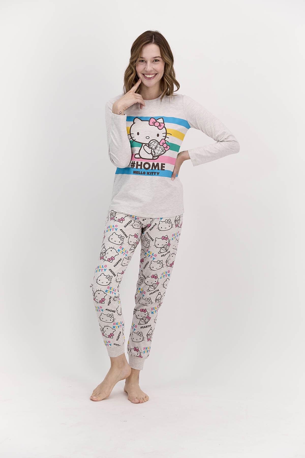 HELLO KITTY ANNE-KIZ PİJAMA TK.