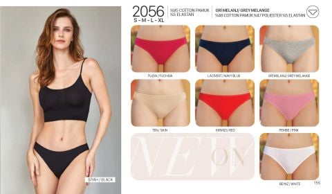 BERRAK 2056 KADIN KÜLOT (6'lı Paket)