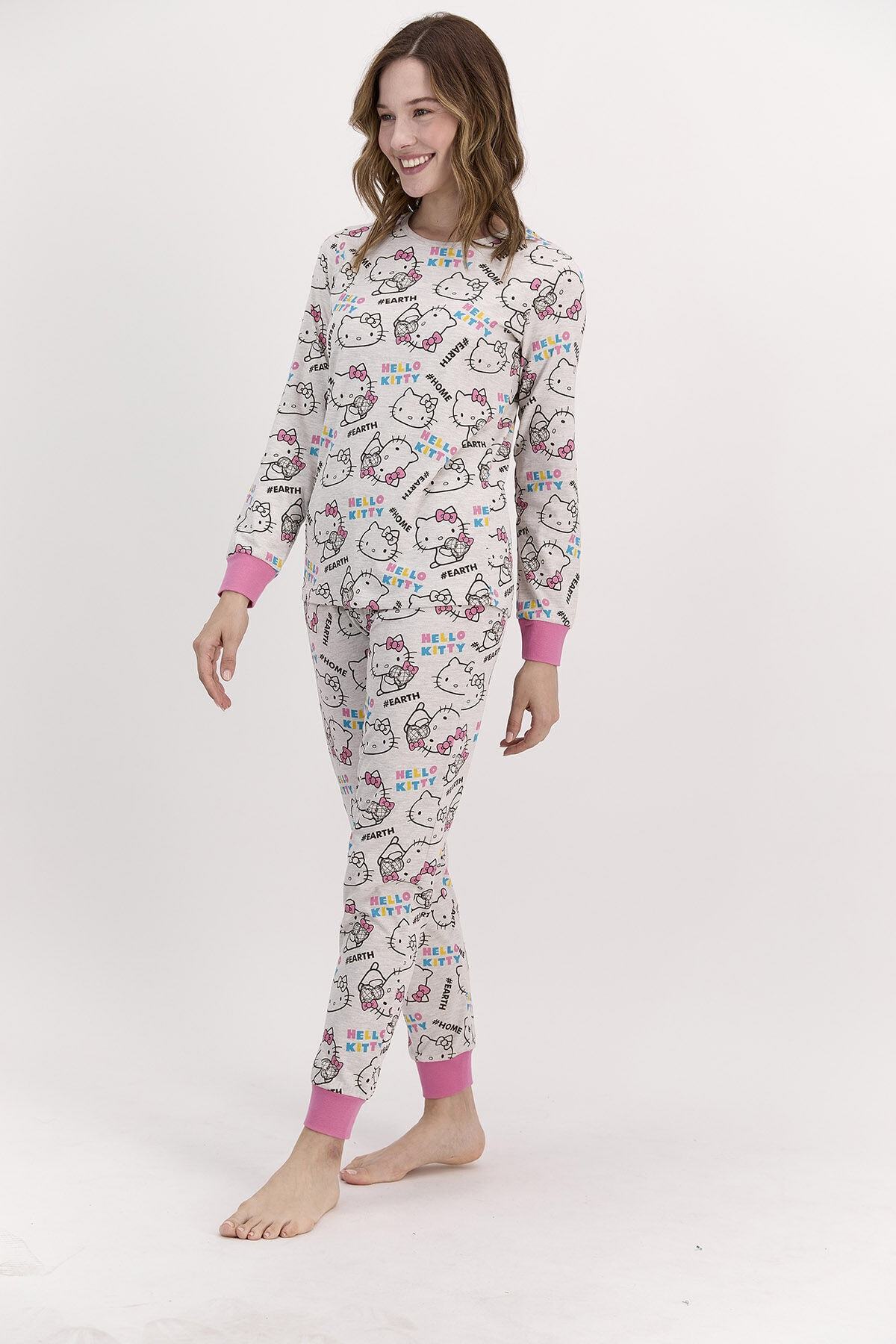 HELLO KITTY ANNE-KIZ PİJAMA TK.