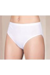 Kadın Beyaz Ribana Biyeli Bikini 2li 2064