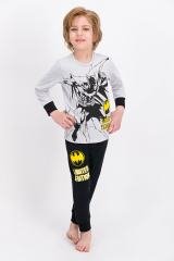 BATMANERKEK ÇOCUK UZUN KOLLU PİJAMA TAKIM