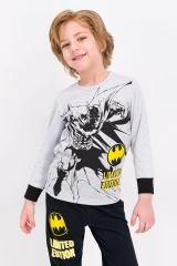 BATMANERKEK ÇOCUK UZUN KOLLU PİJAMA TAKIM