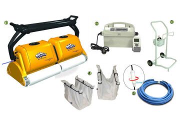 Gemaş DOLPHIN 2x2 PRO GYRO Otomatik Havuz Süpürge Robotu-Automatic Pool Cleaners-ToptancıyızBiz