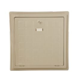 Water Fun Cam Takviyeli Polyester Makine Dairesi Kapağı AÇIK KAHVE 80x80 (81x81cm iç-104x104cm dış) HOUSING COVER-ToptancıyızBiz
