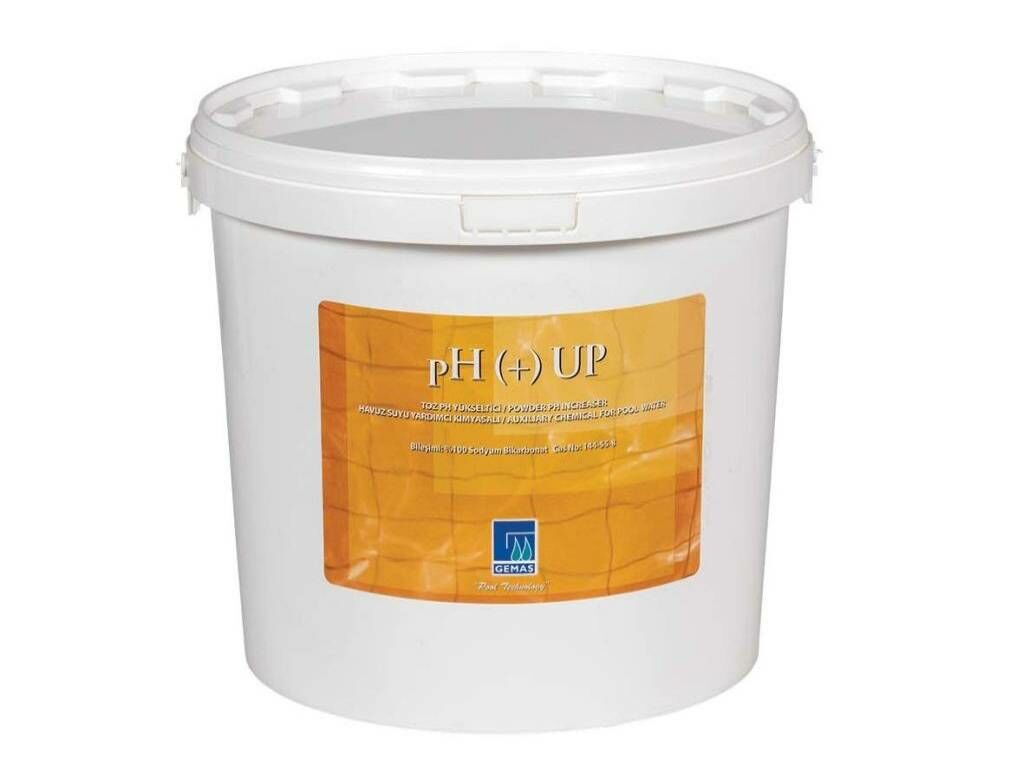 Gemaş 4 Kg pH (+) UP” Toz pH Yükseltici (%100 Sodyum Bikarbonat)-PH (+) Reducer-ToptancıyızBiz