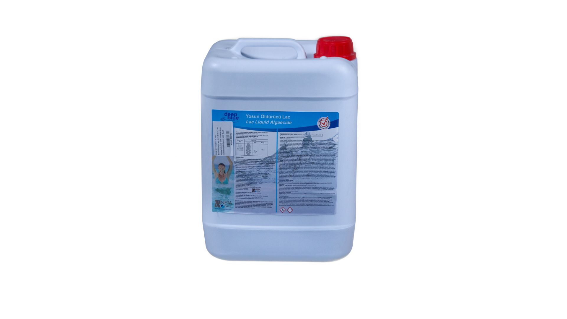 Deep Blue 5 Kg LAC 2 % 8 DDAC Formüllü  Biocıdı Yosun Öldürücü - Liquid Algaecide-ToptancıyızBiz