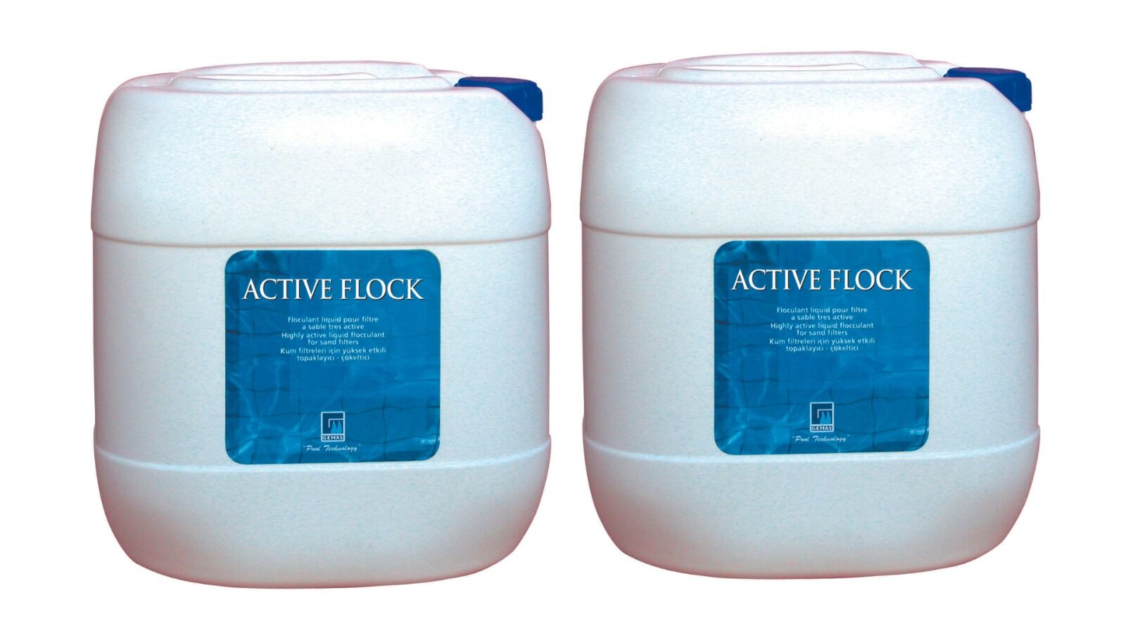 3 ADET Gemaş ACTIVE FLOCK 20 LT (60 LT) Sıvı Parlatıcı - Liquid Brightener-ToptancıyızBiz