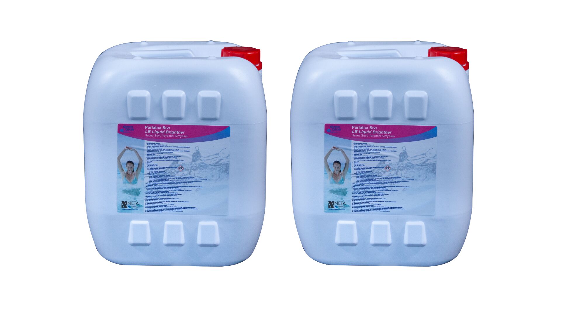 2 ADET Deep Blue LB 20 Kg (40 KG) Sıvı Parlatıcı - Liquid Brightener-ToptancıyızBiz