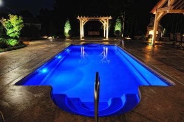 Mega Pool Mavi Led ( Osram ) Sıva Üstü Havuz Aydınlatma Lambası-Flat Type Led Lights-ToptancıyızBiz