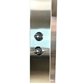Havuz ve Bahçe Duşları Ayak Yıkamalı Baston Seri 2200X80MM-AISI304-1,2mm Parlak-ToptancıyızBiz