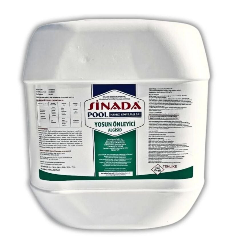 Sinada 20 Kg Yosun Önleyici - Liquid Algaecide-ToptancıyızBiz