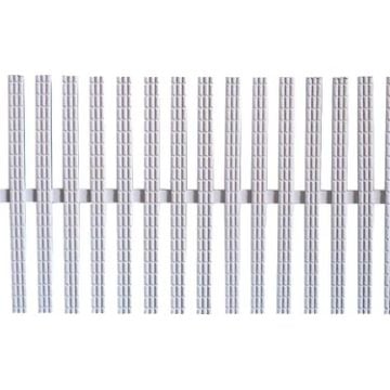 Gemaş Havuz Savak Kanal Izgarası Plastik 15 cm Tek Geçme (1 metre)-ToptancıyızBiz