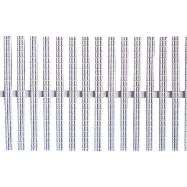 Gemaş Havuz Savak Kanal Izgarası Plastik 25 cm Tek Geçme (1 metre)-ToptancıyızBiz