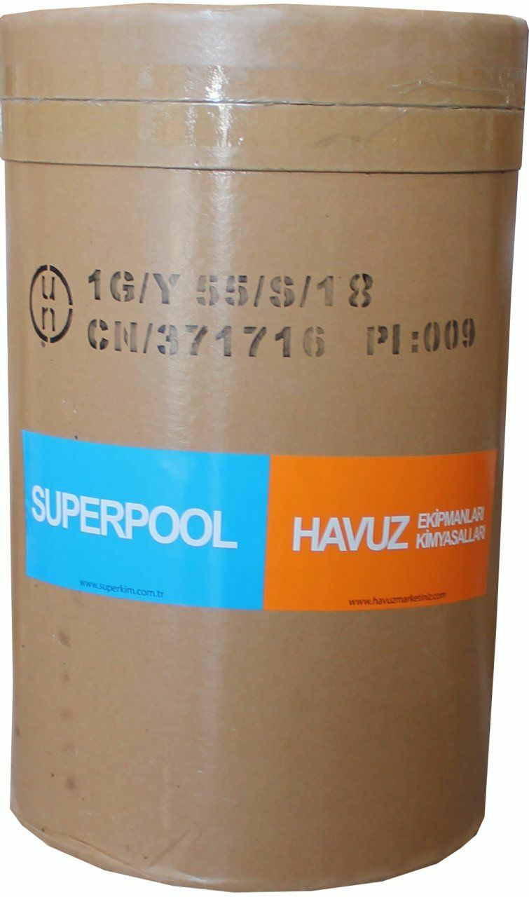 SPP Superpool Toz Klor %56 Aktif Klor 50 KG Havuz Kimyasalı - Granular Chlorine %56