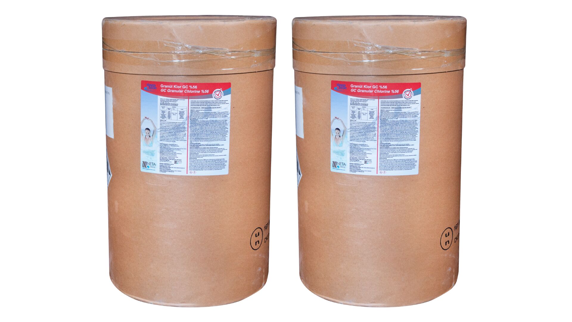 2 ADET Deep Blue GC 50 Kg (100 Kg) Chlor Stabilize Diklor Granül %56 Aktif Klor - Granular Chlorine