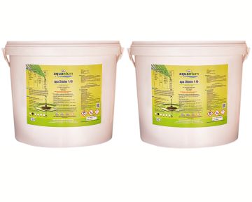 2 ADET Aquantum 10 Kg (20 KG) %90 Aktif Granül Klor - %90 Chlorine Granular-ToptancıyızBiz