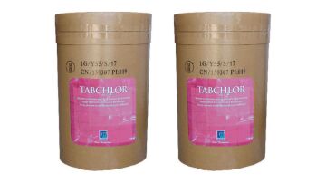 2 ADET Gemaş TABCHLOR 50 KG (100 KG) %90 Tablet Klor - %90 Chlorine Tablets - Stabilize Triklor Tableti 200 gr-ToptancıyızBiz