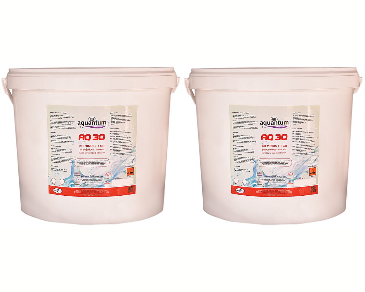 2 ADET Aquantum 10 Kg (20 KG) Toz pH Düşürücü - pH (-) Reducer