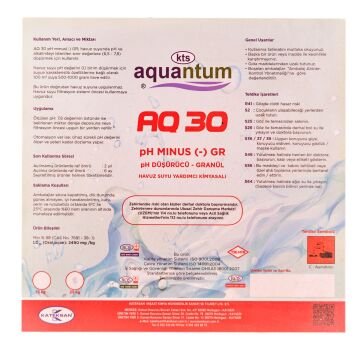 2 ADET Aquantum 25 Kg (50 KG) Toz pH Düşürücü - pH (-) Reducer