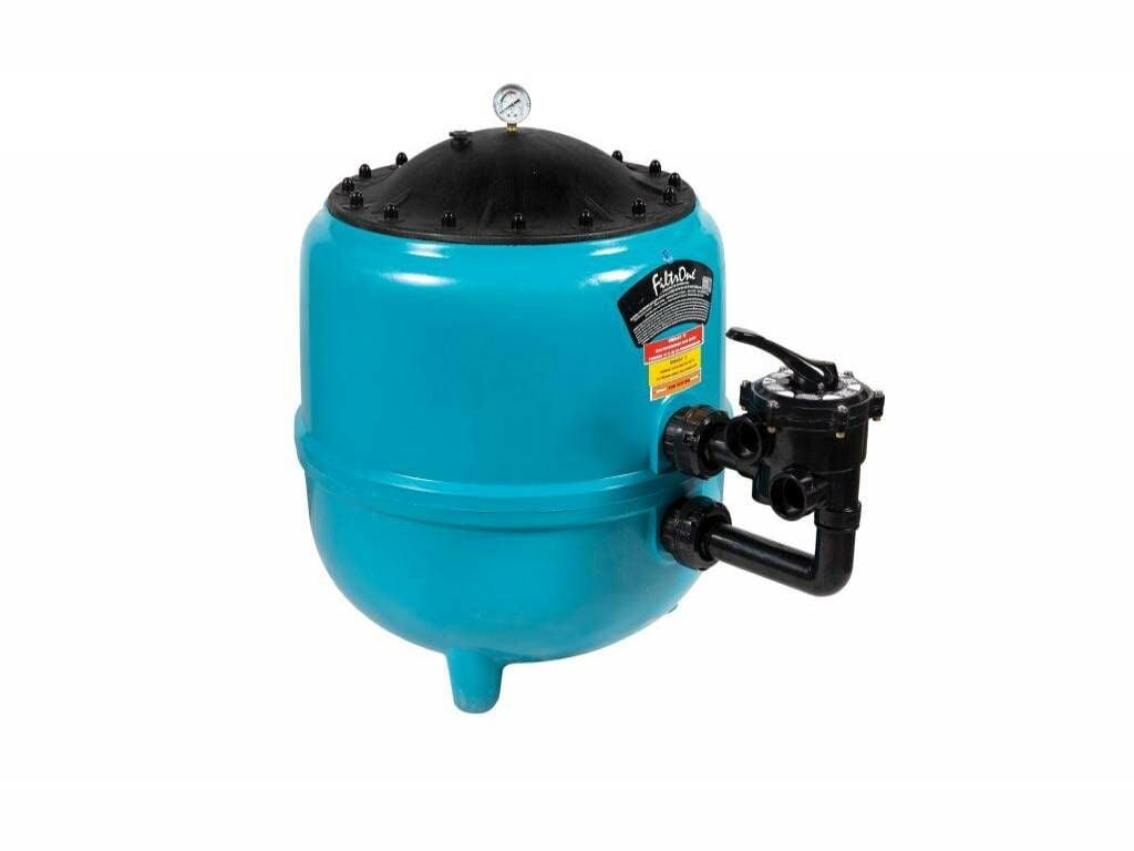 Gemaş FILTRONE L Plastik Havuz Kum Filtresi Vanalı 760 mm Geniş Kapak 22 m3/h-ToptancıyızBiz