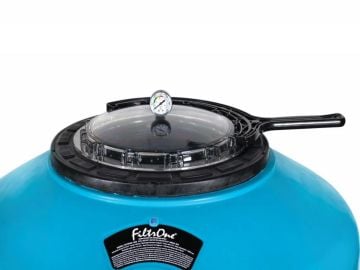 Gemaş FILTRONE LLT Plastik Havuz Kum Filtresi Vanalı  760 mm Şeffaf Geniş Kapak 22 m3/h-ToptancıyızBiz