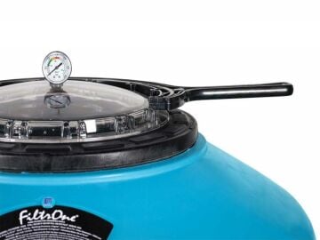 Gemaş FILTRONE LLT Plastik Havuz Kum Filtresi Vanalı  760 mm Şeffaf Geniş Kapak 22 m3/h-ToptancıyızBiz