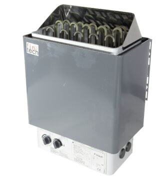FINTECH Gövdeden Kumandalı Sauna Sobası FTN Model 3 kW 2-4 m3 (20 kg taş)-ToptancıyızBiz