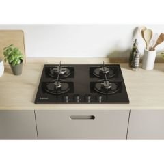 HOOVER HVW6MBB SİYAH CAM ANKASTRE OCAK
