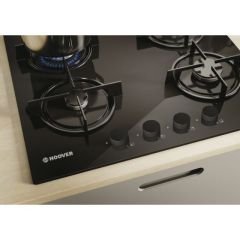 HOOVER HVW6MBB SİYAH CAM ANKASTRE OCAK