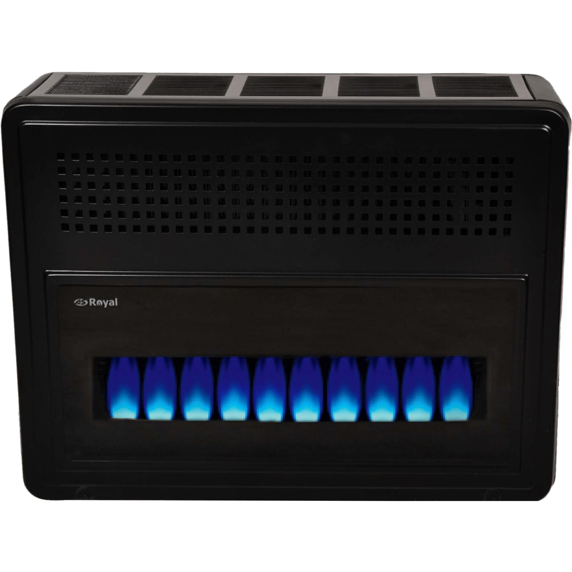 AS ROYAL HR 11000 G-DT HERMETİK DUVAR TİPİ CAMLI SOBA SİYAH
