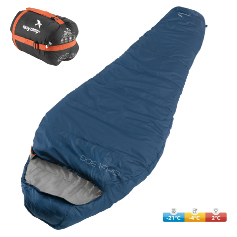 Easy Camp Orbit 300 -21°C Ultralight 1520 gr.Uyku Tulumu Blue