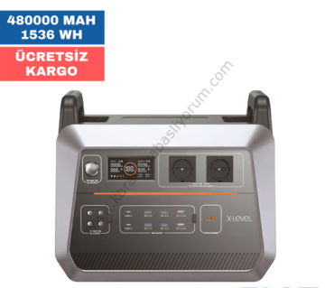 X-Power Ultra Taşınabilir Mobil Güç İstasyonu 480000 MAH 1536 Wh