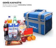 Coolist CL26B 26 Litre Katlanabilir Termos Bez Çanta / Buzluk