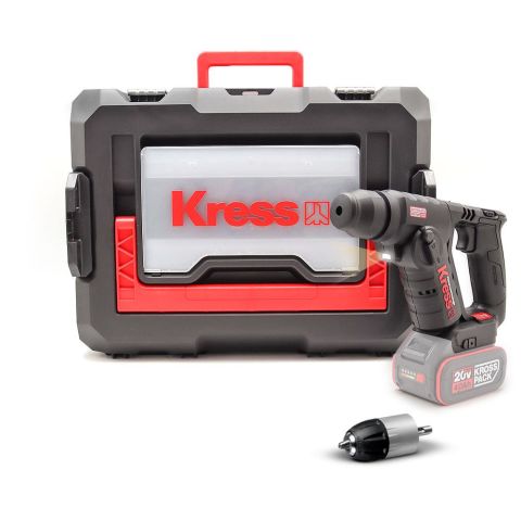 Kress KUC50.91 20Volt Kömürsüz 1.7J Profesyonel SDS-Plus Pnömatik Matkap + 10mm Mandren (Akü Dahil Değildir)