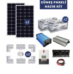 Karavan Güneş Paneli Hazır Kit | 8 Ürün