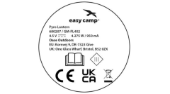 Easy Camp Pyro Lantern 3 Kademeli Kamp Lambası