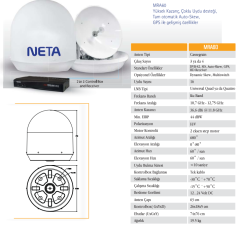 Neta MRA60 Marin Uydu Anteni