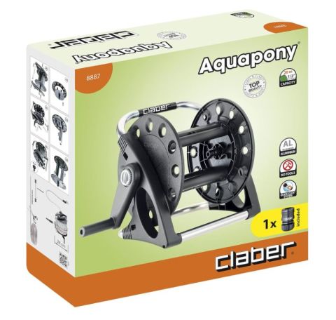 Claber 8887 Aquapony Hortum Makarası