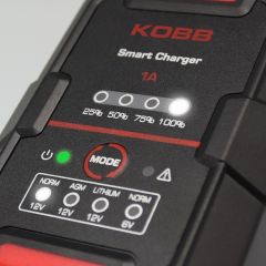 KOBB KBS1000 6V/12V 30Ah Akıllı Akü Şarj ve Akü Bakım Cihazı