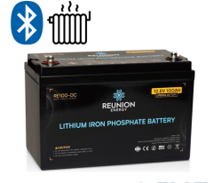 Reunion Lityum Akü 12V 100AH Bluetooth - Isıtma Özellikli (RE100-DCBI)