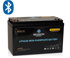 Reunion Lityum Akü 12V 100AH Bluetooth Özellikli (RE100-DCB)