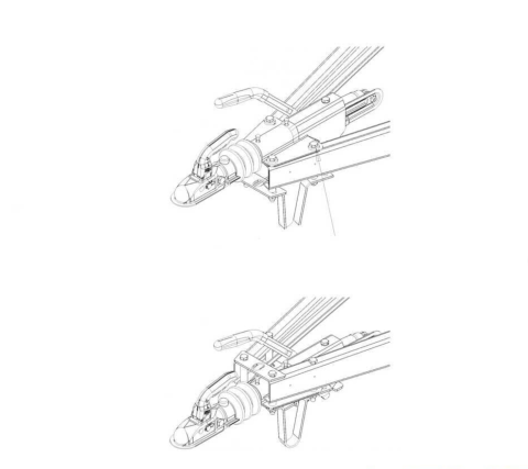 KNOTT 2700-3500 kg V Modeli Frenli Kaplin (Çeki Oku) KFGL35-A