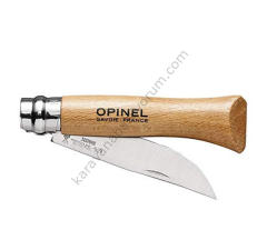 Opinel 8 No Deri Kılıflı Paslanmaz Çelik Çakı