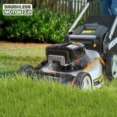 WORX WG761E 80Volt 4.0Ah. Li-ion 51cm Profesyonel Kömürsüz Şarjlı Çim Biçme