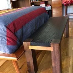 Doğal Ahşap Bench - Giriş Ahşap Oturak