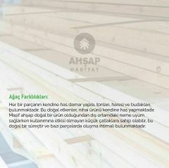 Salon Orta Sehpa Özel Ayak Masif Ahşap