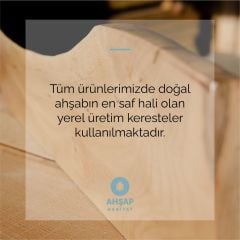 Doğal Ahşap Masif Ayakkabılık